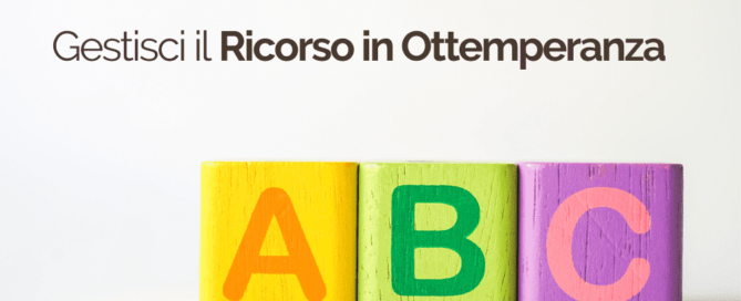 Ricorso in ottemperanza